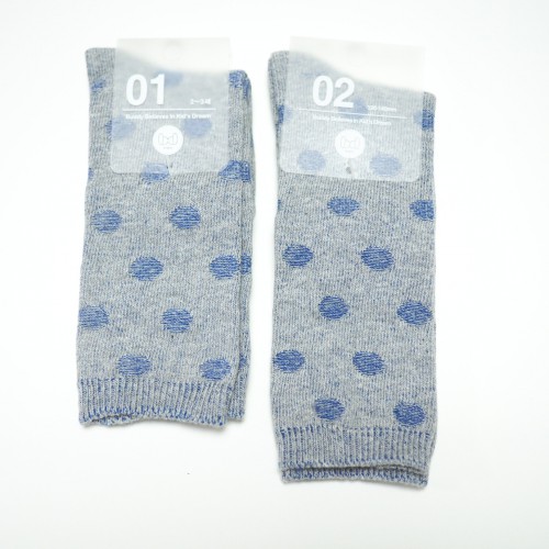Buddy' Socks, Blue Dot Printed Socks