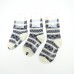 Buddy' Socks, Navy Pattern Printed Socks