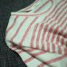 SHURRCCA, Linen Cotton Striped Tee (Pink)