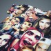 Little Eleven Paris, Printed Crazy Cara Delevingne tee 